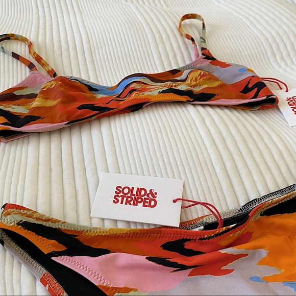 SOLID & STRIPED BIKINI - Picture 4 of 8